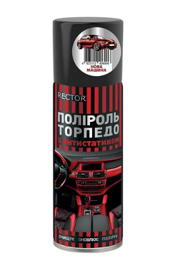 Полироль для "торпедо" новая машина Rector аэрозоль 200мл. купить оптом ...