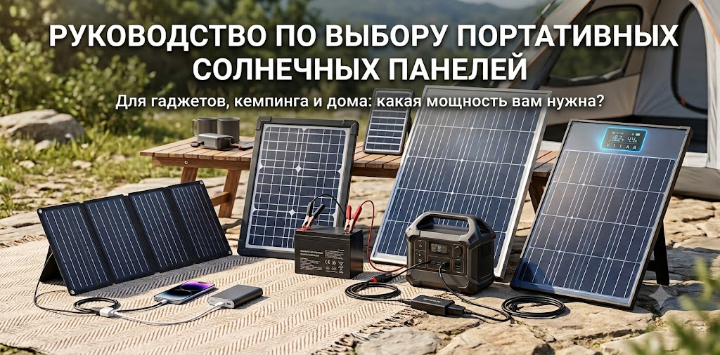 РУКОВОДСТВО ПО ВЫБОРУ ПОРТАТИВНЫХ СОЛНЕЧНЫХ ПАНЕЛЕЙ РУКОВОДСТВО ПО ВЫБОРУ ПОРТАТИВНЫХ СОЛНЕЧНЫХ ПАНЕЛЕЙ