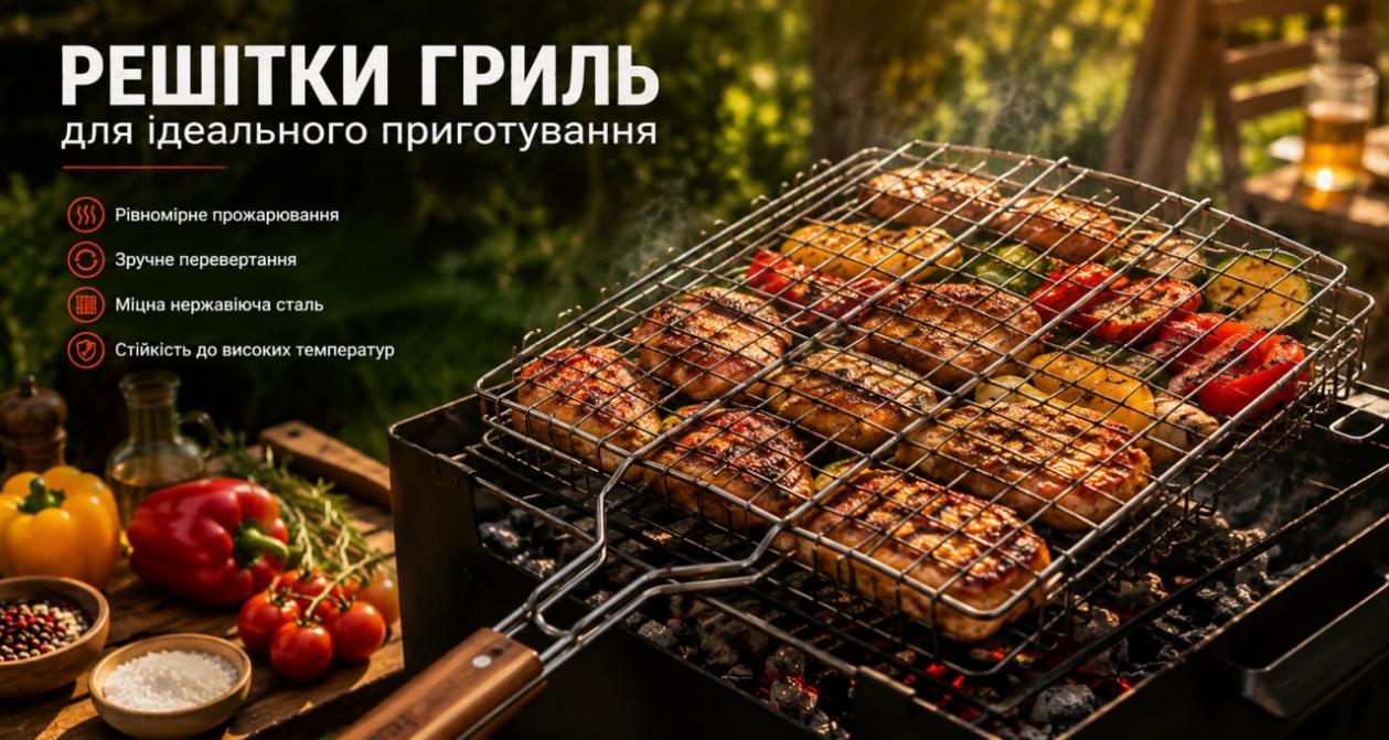 Товари для барбекю від Тут-Опт: обираємо мангал, шампури та решітки для гриля Товари для барбекю від Тут-Опт: обираємо мангал, шампури та решітки для гриля