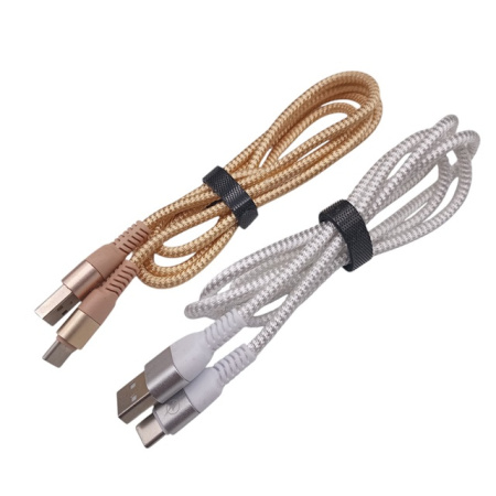 Кабель USB тканевый цветной 1м Type-C Кабель USB тканевый цветной 1м Type-C