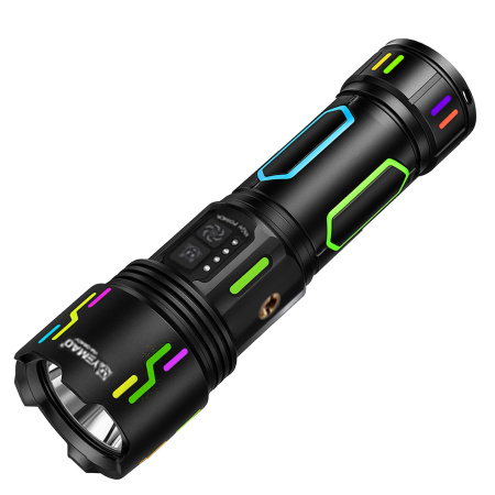 Ручной фонарь YEMAO M-G640Y-1, 4000LM, 60W LED, 1*32700 аккум, TYPE-C 