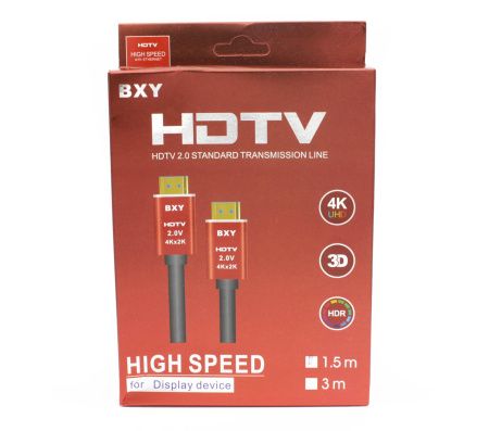 Кабель HDMI на HDMI 1.5м / 4k / 3D / HDR /
