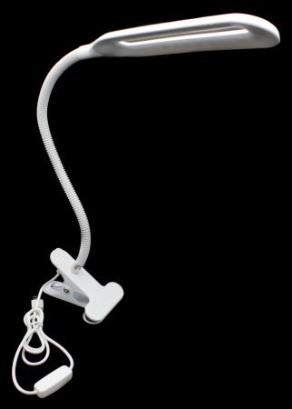 Настольная LED лампа на прищепке 24LED (USB Вход) белый 206