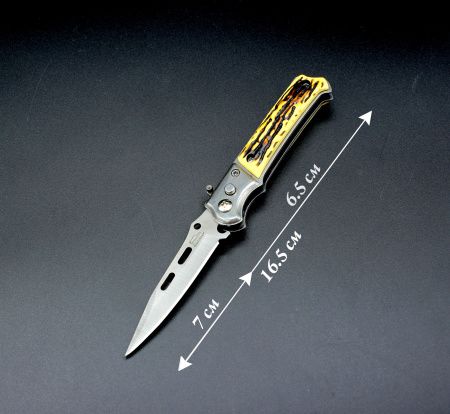 Нож выкидной, кость 045-2, 7.5см