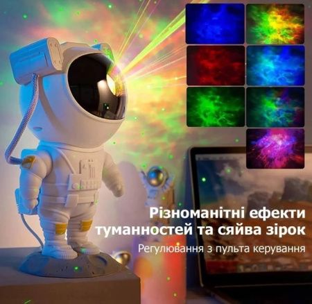 Ночник проектор XL-731 Astronaut, Night Light, 8628