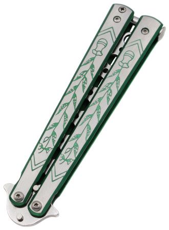 Нож бабочка Тренировочная Benchmade зеленая K131 нож бабочка