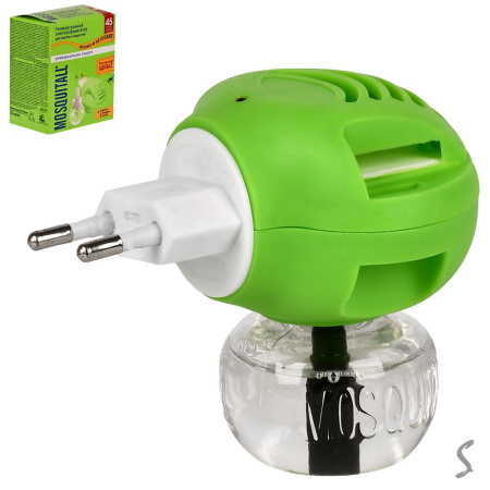 Электрофумигатор от комаров универсальный с жидкостью 30мл (45 ночей) WL-2374
