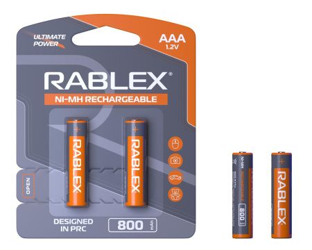 Аккумулятор Rablex HR03/AAA Ni-MH 800mAh 1.2V 1 шт.