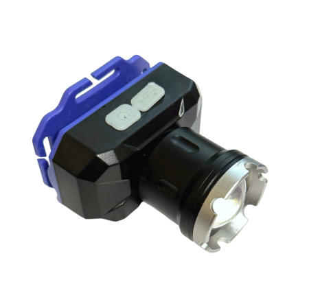 Налобный фонарь PL-200, аккум., ЗУ MicroUsb, zoom