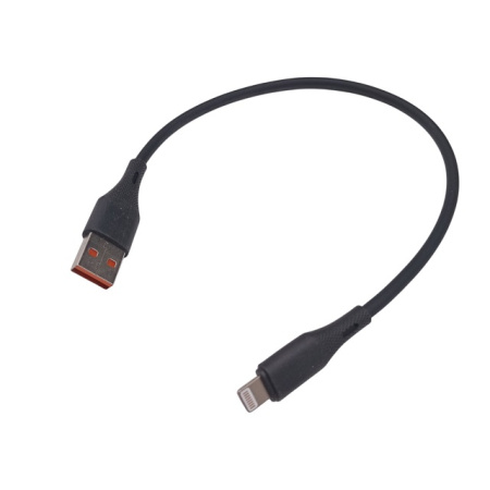Кабель USB - Lightning iPhone  короткий / Силиконовый / 30см Кабель USB - Lightning iPhone  короткий / Силиконовый / 30см