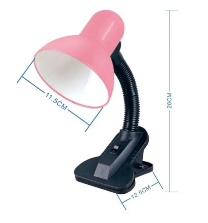 Настольная лампа китай прищепка  E27 (в наличии разные цвета) от 220V