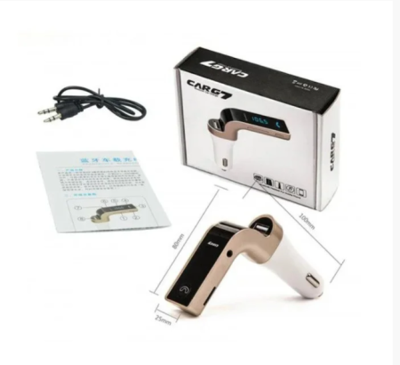 FM Модулятор для Авто CARG7, Bluetooth, MP3, USB, AUX / 4692