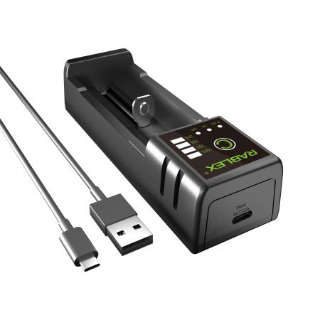 Зарядное устройство Rablex RB401 1x18650 и др./ от USB /
