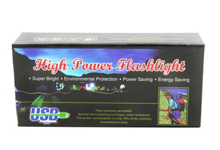 Ручной фонарь Police WD234, Li-ion 18650, 1×T6, Боковая подсветка, microUSB