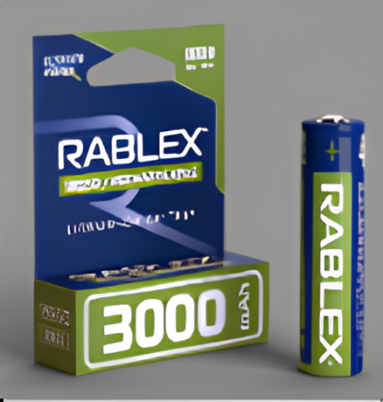Аккумулятор Rablex 18650, 3000mAh Li-ION 3.7v
