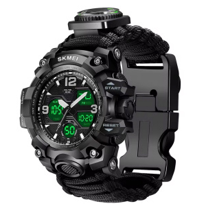 chasy_naruchnye_1155bkbk_skmei_paracord_black_compass_termometr_svistok_kresalo chasy_naruchnye_1155bkbk_skmei_paracord_black_compass_termometr_svistok_kresalo