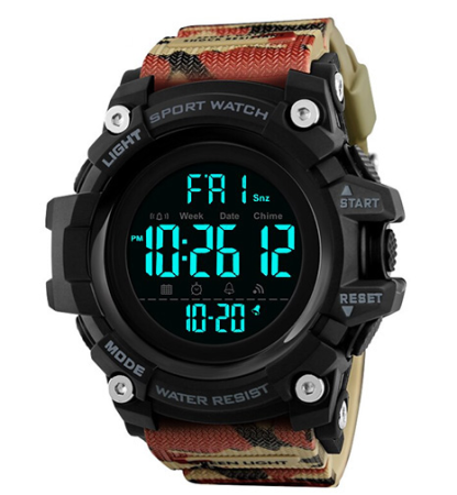 Часы наручные SKMEI 1384CMRD, CAMOUFLAGE, 6009