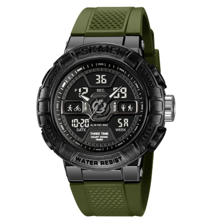 Часы наручные SKMEI 2227AG, ARMY GREEN, 11366