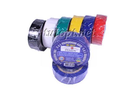 Изолента STENSON стенсон 10м ассорти MH-0023