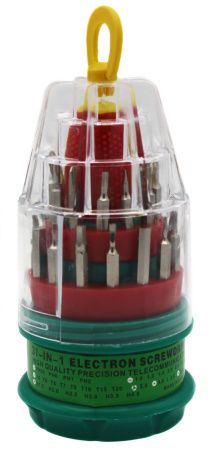 Набор отверток СТАКАНЧИК БОЛЬШОЙ / Impacter 9031 с 32 насадками.