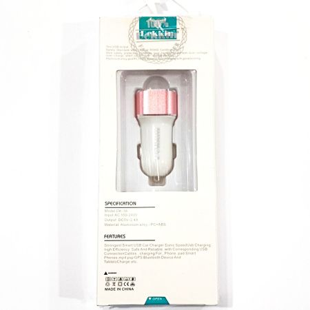 Автомобильное зарядное устройство USB x 2 Dekkin DK-38