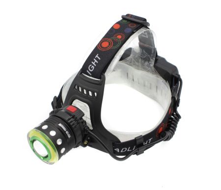 Налобный фонарь PL120, RB120, ЗУ microUSB, T6+Cob, Zoom