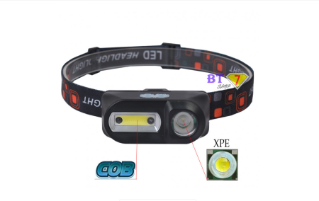 Налобный фонарь Bailong BL-1804A, LED+COB, cенсор, аккумулятор 18650, micro USB Налобный фонарь Bailong BL-1804A, LED+COB, cенсор, аккумулятор 18650, micro USB