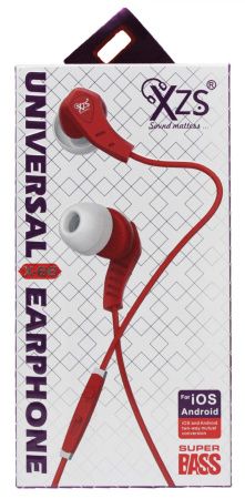 Вакуумные наушники-гарнитура XZS X-66 с микрофоном