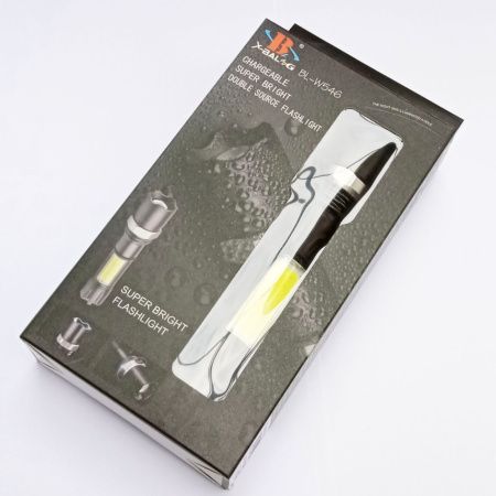 Ручной фонарь Police BL-W546, 1х18650, 1XPE+COB, ЗУ microUSB, 7410