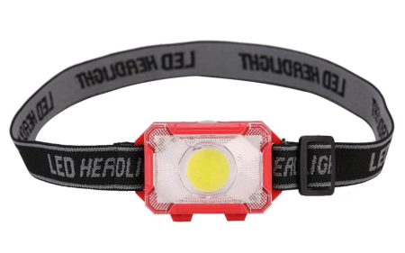 Налобный фонарь 1302, COB, 3xAAA