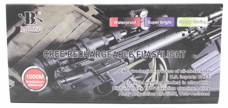 Ручной фонарь Police Bailong BL-Q2888, 2х18650, ЗУ сеть+авто, Zoom, XPE, Крепление