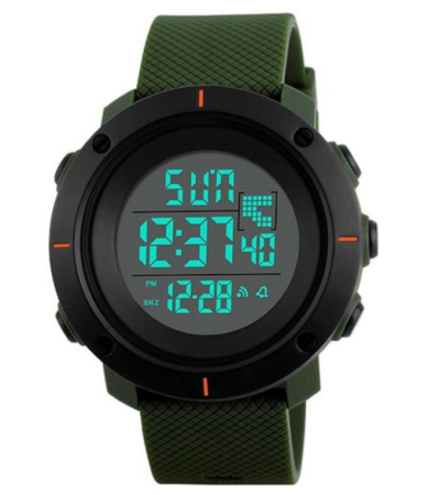 Часы наручные SKMEI 1213AG, ARMY GREEN BIG SIZE, 9736