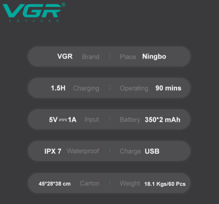 Электробритва VGR V-379