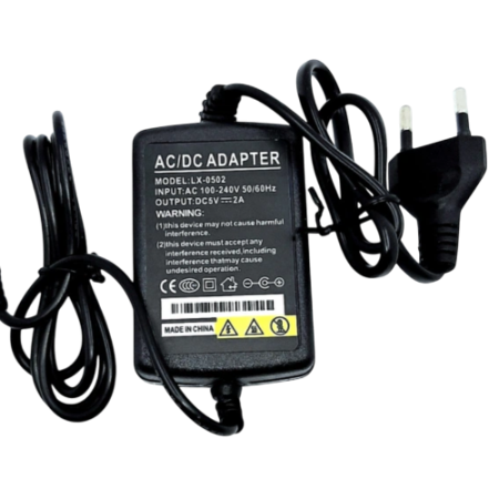 Блок питания 5V 2A, 100–240 В (50/60 Гц)