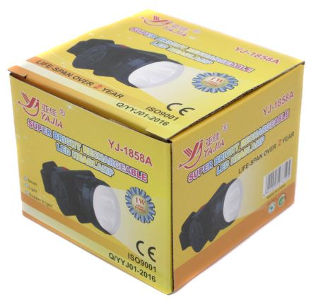 Налобный фонарь Yajia YJ-1858-1, Аккумулятор, 1LED