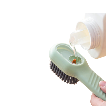 Многофункциональная щётка для чистки с дозатором моющего средства, 8652