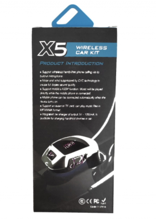FM Модулятор для Авто CAR X5, Bluetooth