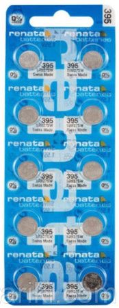 Батарейки-Таблетки Renata 395 / SR927/ 10шт. на блистере Батарейки-Таблетки Renata 395 / SR927/ 10шт. на блистере