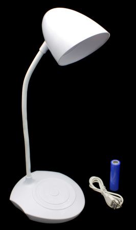 Настольная LED лампа аккумуляторная JL-815A на 18650 / microUSB