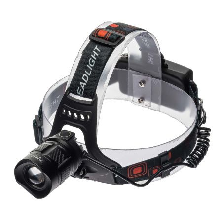 Налобный фонарь Bailong BL-T32-P50 LED, 2х18650, Акк., Zoom, 220V-12V