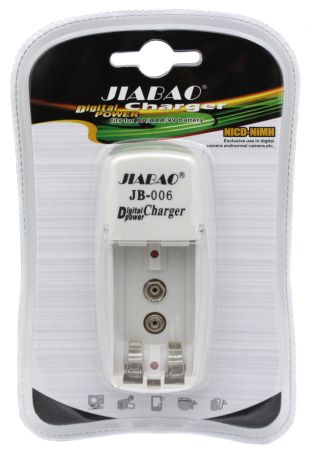 Зарядное устройство для аккумуляторов ART M-106 на 2 AA/AAA R3/R6 1.2V/ 1Крона 9V Зарядное устройство для аккумуляторов ART M-106 на 2 AA/AAA R3/R6 1.2V/ 1Крона 9V