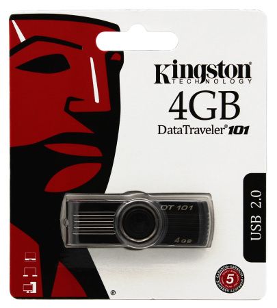 USB флеш накопитель Kingston DT101 4Gb Black (DT101 G2) (Гарантия 3года) USB флеш накопитель Kingston DT101 4Gb Black (DT101 G2) (Гарантия 3года)