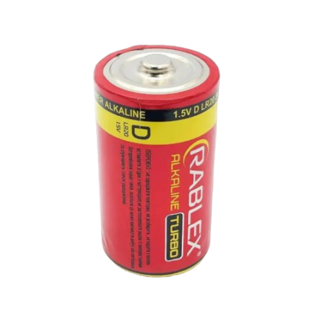 Батарейка Rablex LR20/D2/2pc, TURBO, Alkaline