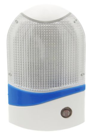 Ночник LED в розетку с датчиком освещения Простой 220V 5 LED