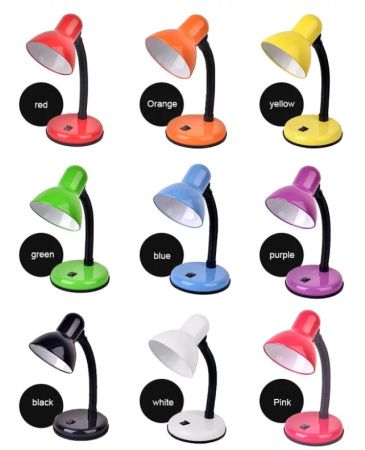 Настольная лампа китай E27 (в наличии разные цвета) от 220V