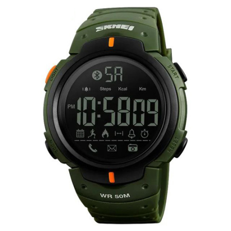 Часы наручные SKMEI 1301AG, ARMY GREEN, Smart Watch, 10239