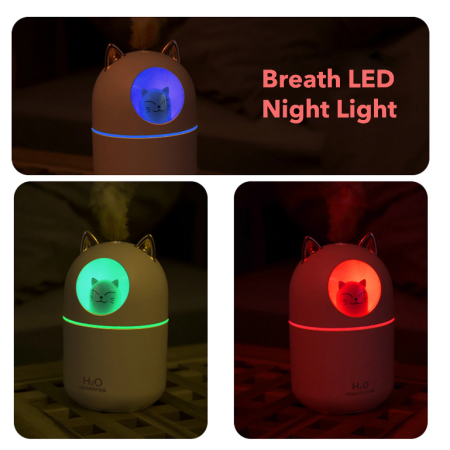 Увлажнитель воздуха H2O Humidifier USB с мишкой на 300мл / 8023 Увлажнитель воздуха H2O Humidifier USB с мишкой на 300мл / 8023