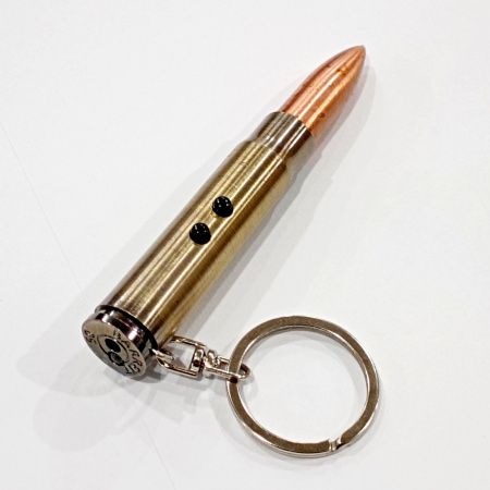 Фонарь брелок (LED+Лазер+Ручка) / 9017-1LED/ Патрон