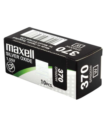 Батарейки-Таблетки Maxell 370 / SR920W    