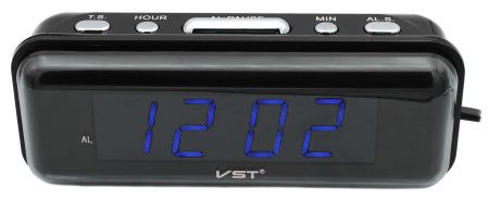 Часы электронные VST-738 синие, 220V Часы электронные VST-738 синие, 220V